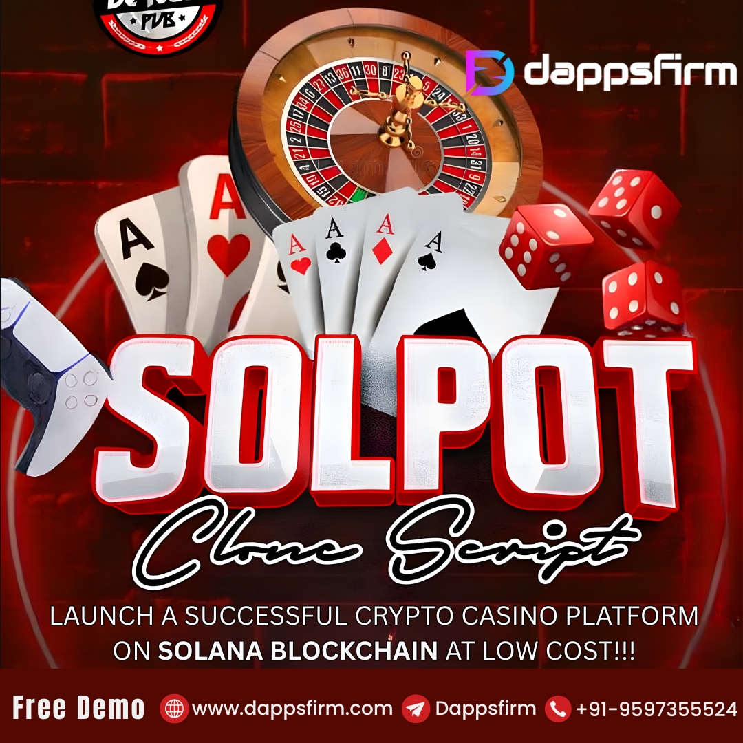 Solana-Based Gambling Made Easy with Solpot Clone Script